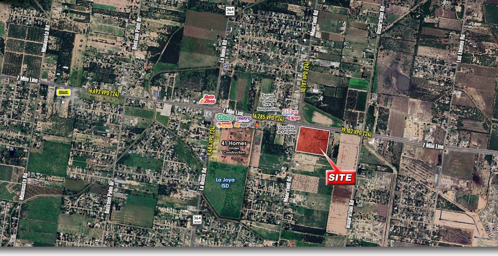 Alton land development aerial site plan