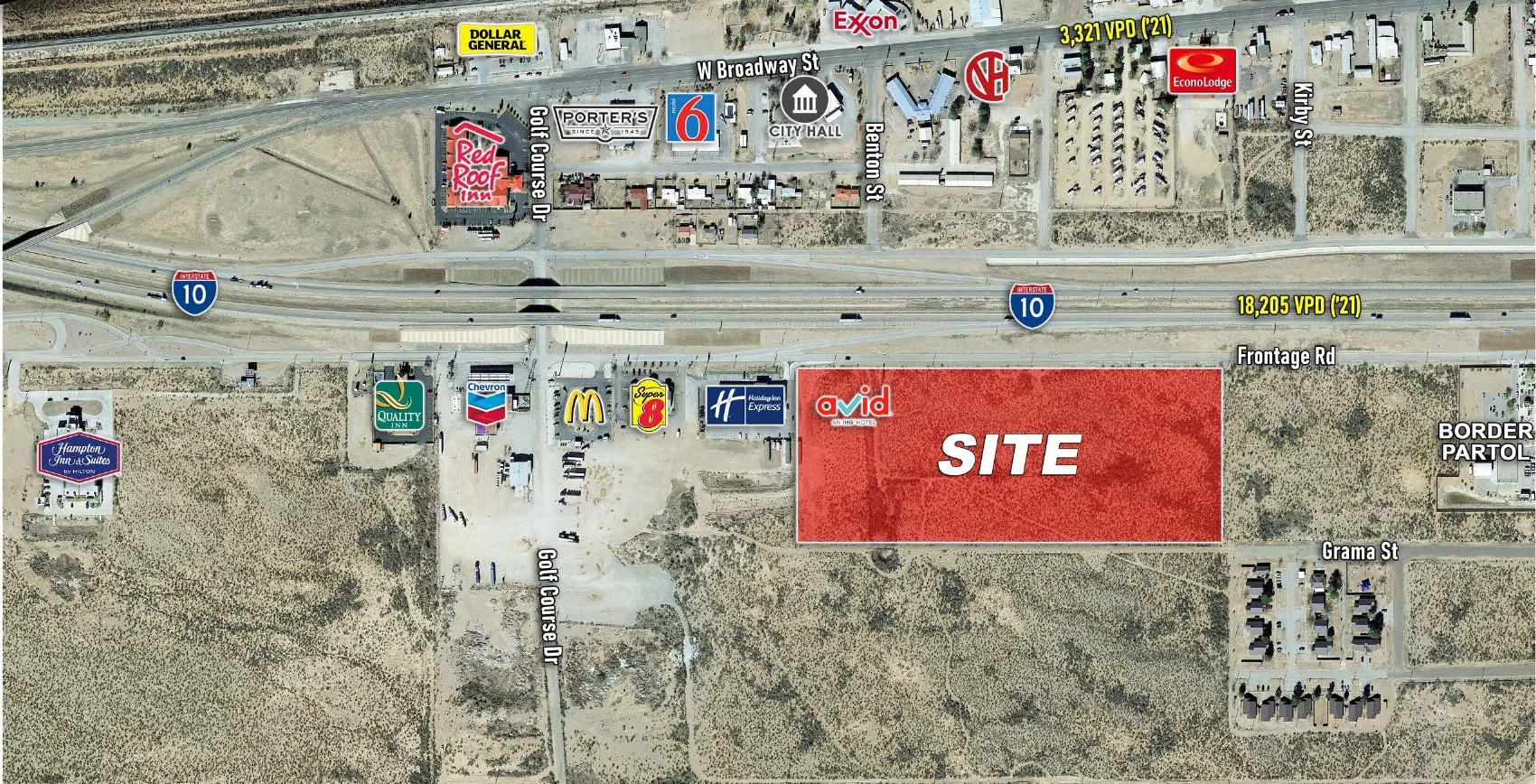 Van Horn development site plan, Van Horn, Texas